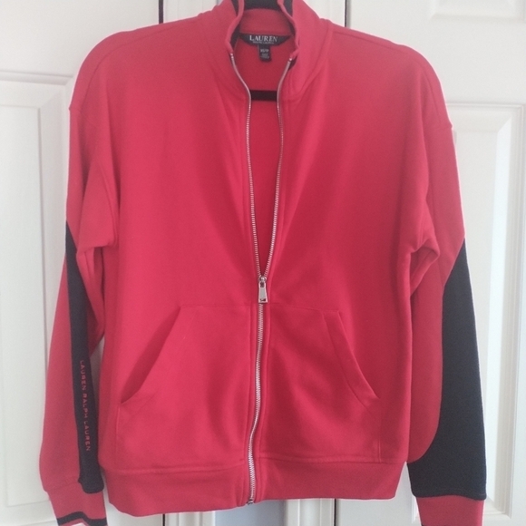 Ralph Lauren Red Zipper Dyborra Jacket XS - Picture 5 of 10
